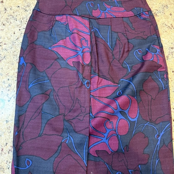 LOFT Twill Pencil Skirt - Picture 2 of 5